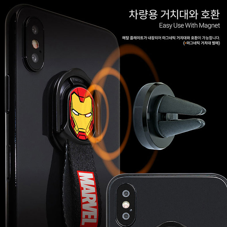 Marvel Avengers Anti-drop Finger Grip Phone Stand Ring Holder