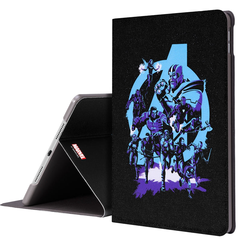 UKA Marvel Avengers Auto Sleep Folio Stand Dazzle Case Cover for Apple iPad