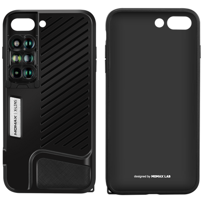 MOMAX 6-in-1 Lens Quick Switch Optical Lens Case for Apple iPhone 8 Plus/7 Plus