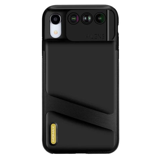 MOMAX 3-in-1 Lens Quick Switch Optical Lens Case for Apple iPhone XR