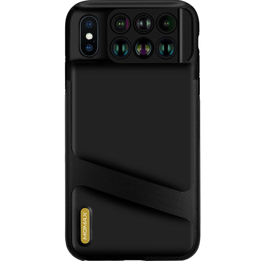 MOMAX 6-in-1 Lens Quick Switch Optical Lens Case for Apple iPhone XS Max/XS/X