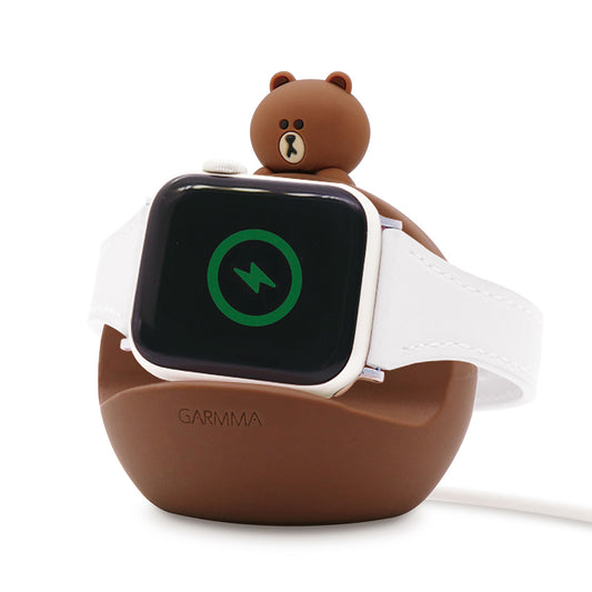 GARMMA Line Friends Apple Watch & Phone 2-in-1 Charging Stand