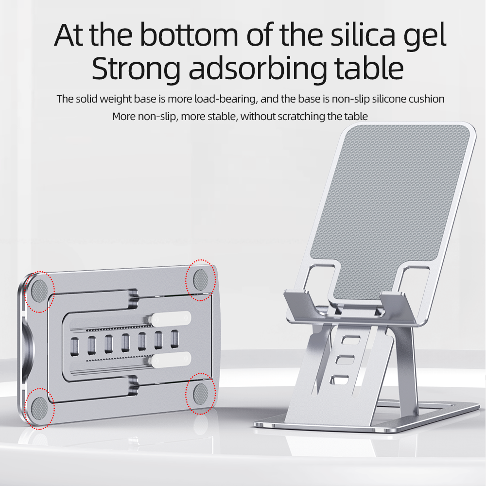 R-Just Slender Slim Folding Metal Desktop Stand - Armor King Case