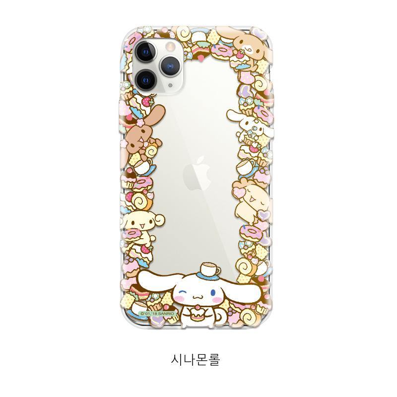 Sanrio Characters Lace Clear Shockproof Soft Back Case Cover - Armor King Case