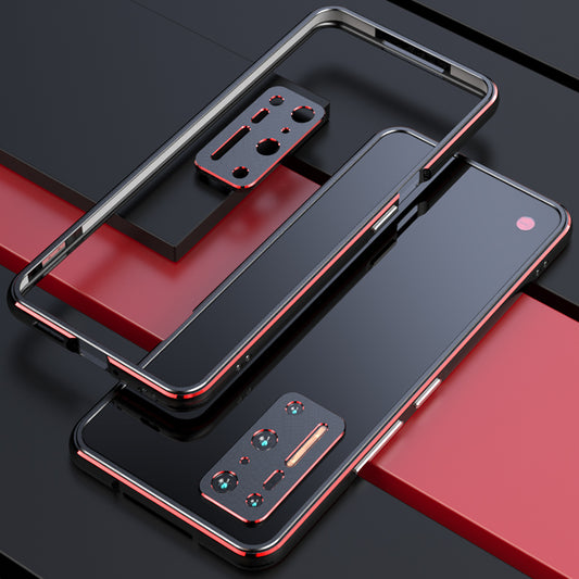 iy Aurora Sword Lens Protector Bicolor Aluminum Bumper Case for Smartisan Nut R2