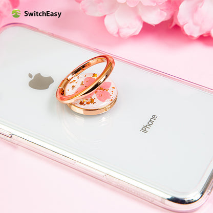 SwitchEasy Flash Ring 360° Rotating Anti-drop Ring Stand Finger Grip Phone Holder