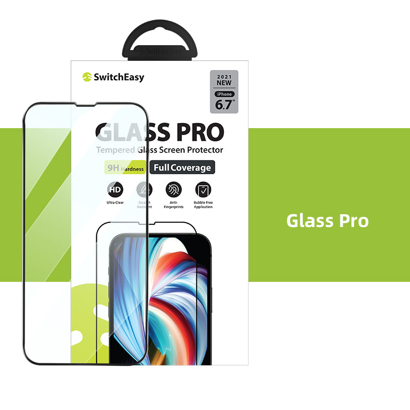 SwitchEasy Full Coverage 9H Hardness Tempered Glass Screen Protector