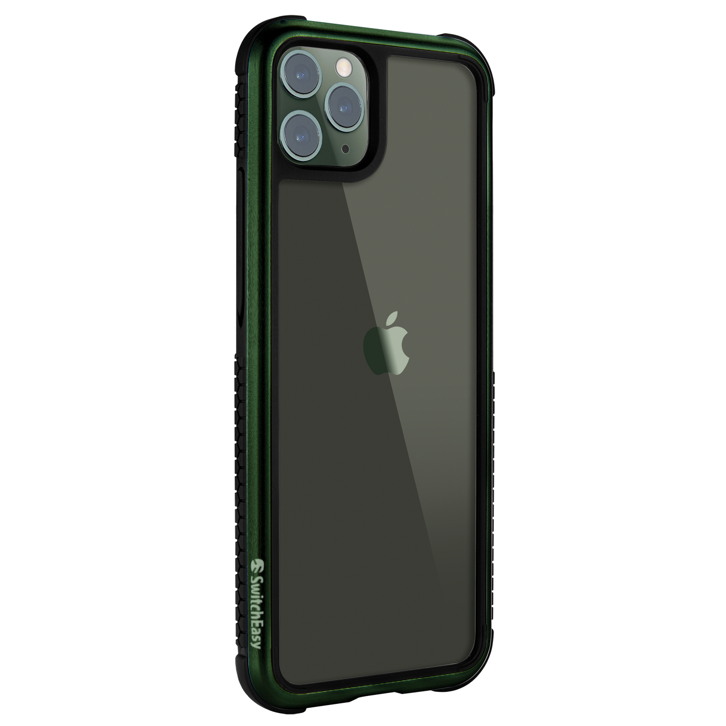 SwitchEasy Glass Rebel Military Grade Anti-Shock TPU Metal Tempered Glass Case Cover