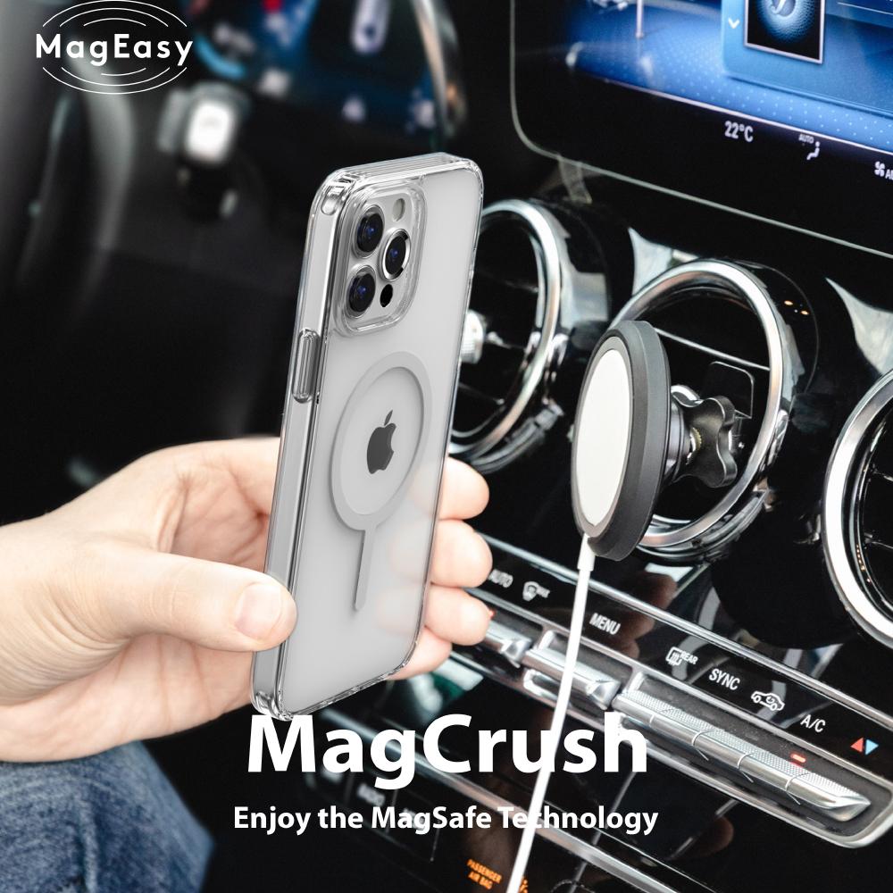 SwitchEasy MagCrush AirBarrier Clear Magnetic MagSafe Case Cover