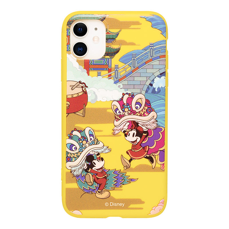 UKA Disney Mickey Mouse Happy New Year Colorful Shockproof Back Case Cover