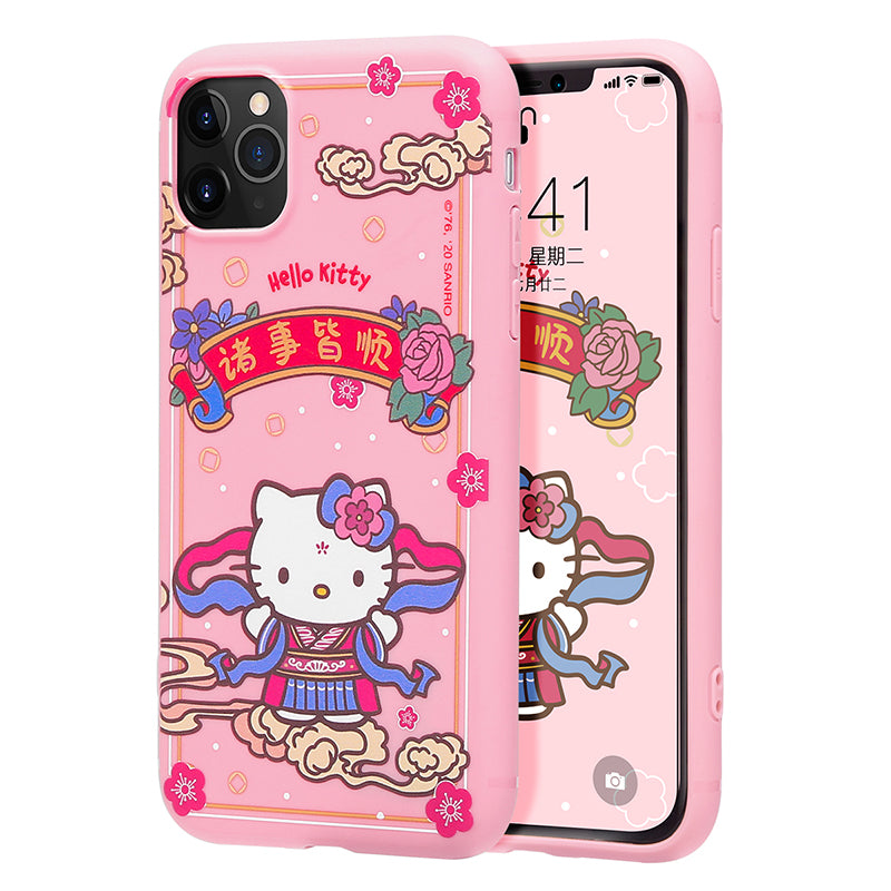 UKA Hello Kitty Happy New Year Colorful Shockproof Back Case Cover