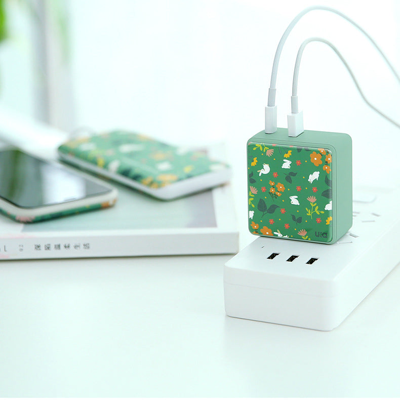 UKA Autumn Coming Type-C PD 2 Ports USB Fast Charger