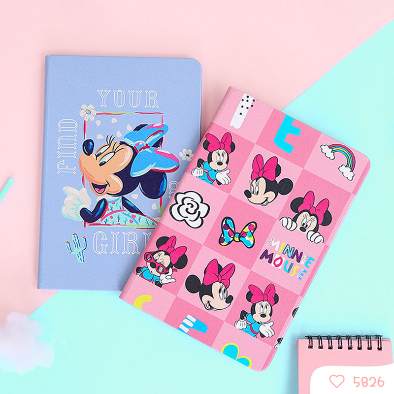 UKA Disney Mickey & Friends Auto Sleep Folio Stand Silk Leather Case Cover