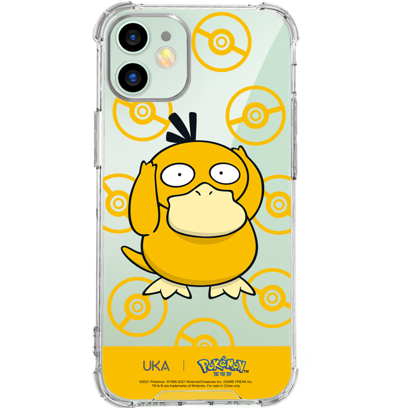 UKA Pokémon Shockproof Air Cushion TPU+PC Clear Back Case Cover