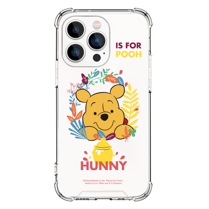 UKA Disney Winnie the Pooh Anti-fall Clear PC+TPU Magnetic MagSafe Case Cover