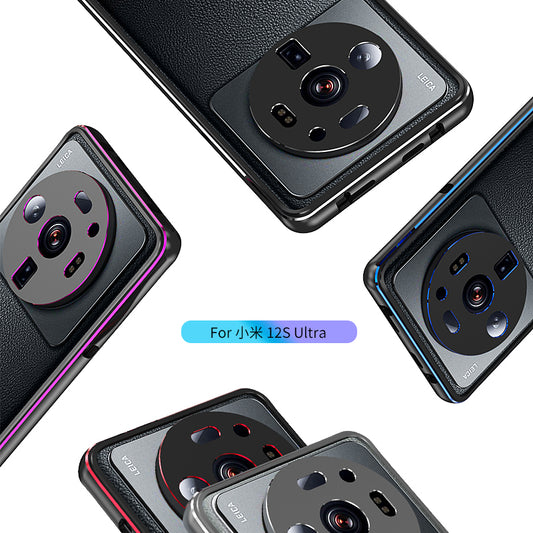 iy Aurora Sword Lens Protector Bicolor Aluminum Bumper Case for Xiaomi 12S Ultra
